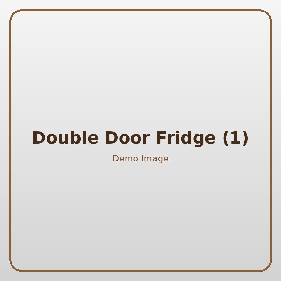 Double Door Fridge