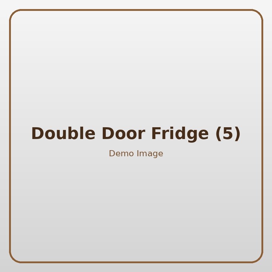Double Door Fridge