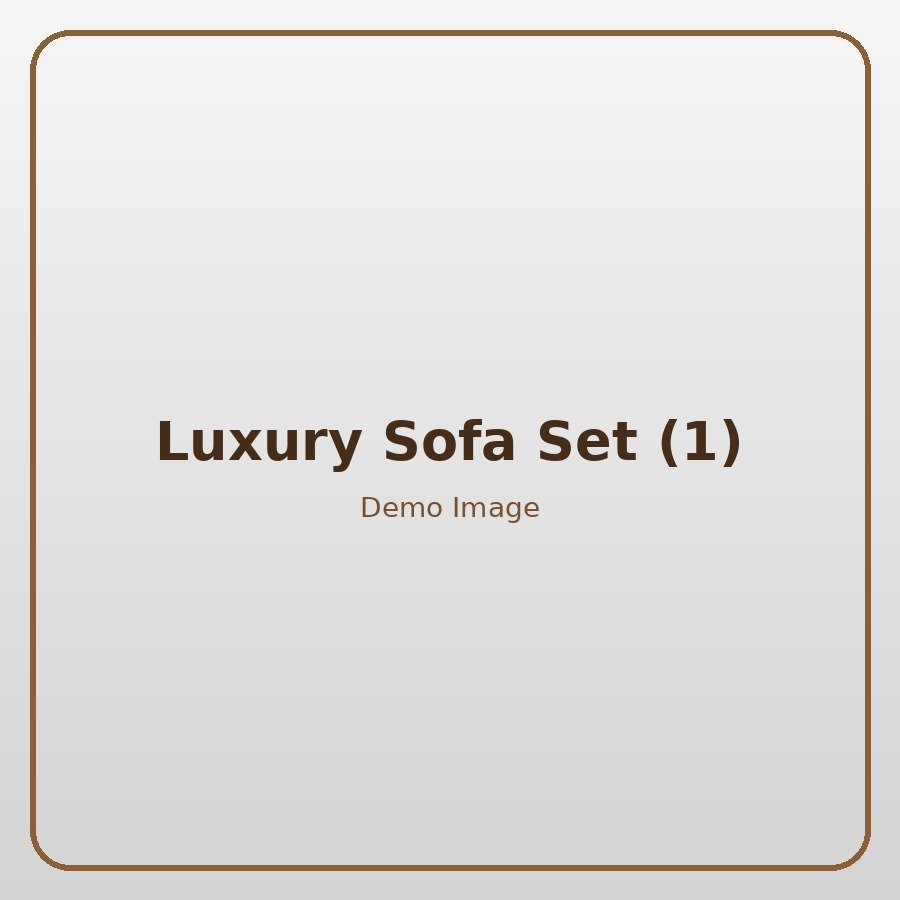 Luxury Sofa Set