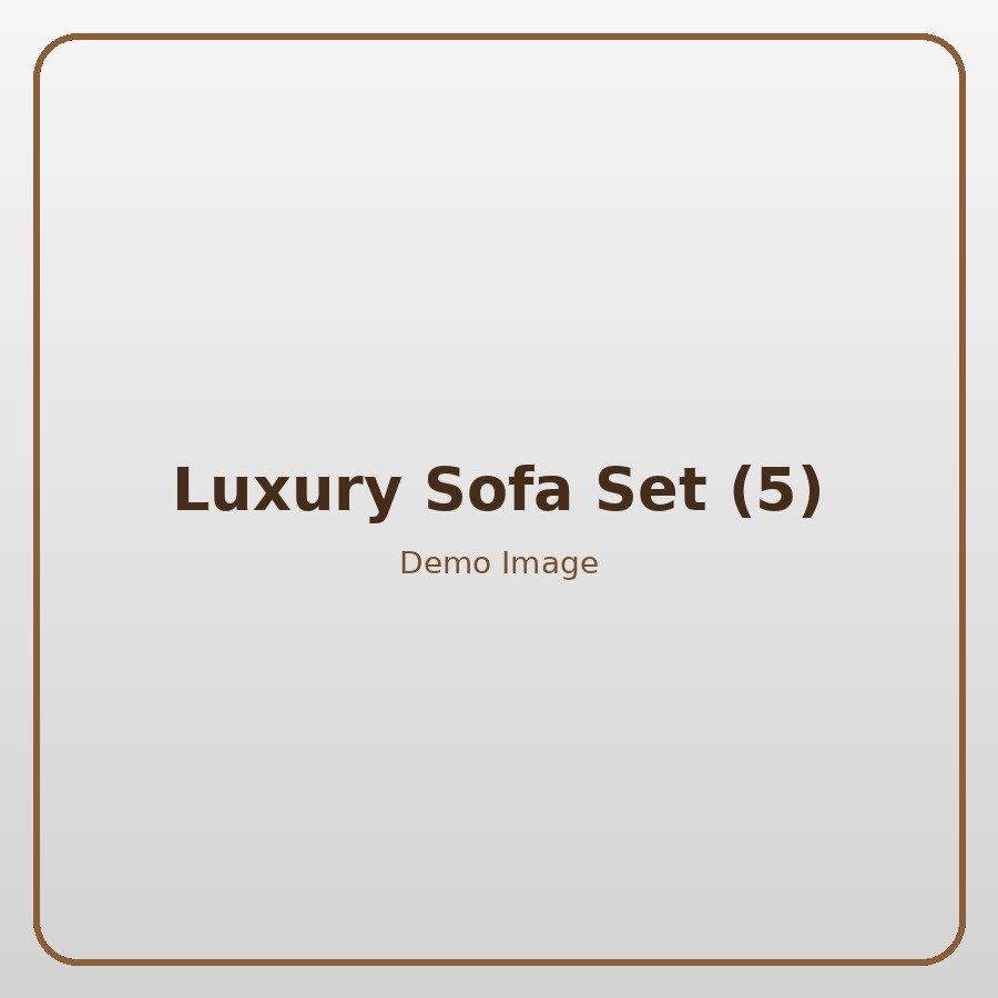Luxury Sofa Set